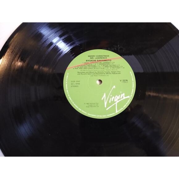 Merry Christmas Mr Lawrence Vinyl Record UK Forbidden Colours Hype David Bowie - Picture 3 of 5